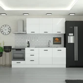 240 cm Mutfak Dolabı  MDF Kapak Tezgah Dahil YRKN240 97 thumbnail 1