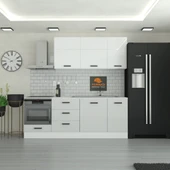 230 cm Mutfak Dolabı  MDF Kapak Tezgah Dahil YRKN230 100 thumbnail 1