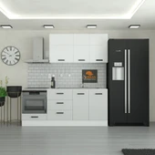 215 cm Mutfak Dolabı  MDF Kapak Tezgah Dahil YRKN215 100 thumbnail 1