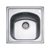 44 X 44 Mutfak Eviyesi 4444gr Keten Sağ Batarya Delikli thumbnail 1