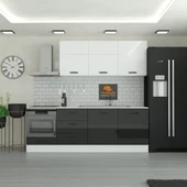 240 cm Mutfak Dolabı  MDF Kapak Tezgah Dahil YRKN240 99 thumbnail 1