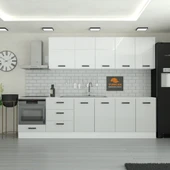 295 cm Mutfak Dolabı  MDF Kapak Tezgah Dahil YRKN295 100 thumbnail 1