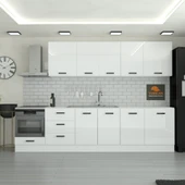 300 cm Mutfak Dolabı  MDF Kapak Tezgah Dahil YRKN315 97 thumbnail 1