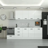 265 cm Mutfak Dolabı  MDF Kapak Tezgah Dahil YRKN265 97 thumbnail 1