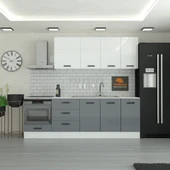 245 cm Mutfak Dolabı  MDF Kapak Tezgah Dahil YRKN245 98 thumbnail 1