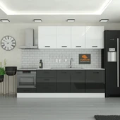 260 cm Mutfak Dolabı  MDF Kapak Tezgah Dahil YRKN260 99 thumbnail 1