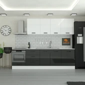 280 cm Mutfak Dolabı  MDF Kapak Tezgah Dahil YRKN280 99 thumbnail 1