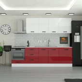 265 cm Mutfak Dolabı  MDF Kapak Tezgah Dahil YRKN265 101 thumbnail 1