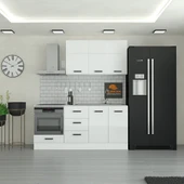 190 cm Mutfak Dolabı  MDF Kapak Tezgah Dahil YRKN190 97 thumbnail 1