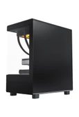 AIGO DB330M USB3.0 3×12CM Fan Temperli Cam Siyah mATX Kasa (PSU Yok) thumbnail 5