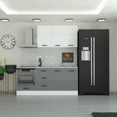 195 cm Mutfak Dolabı  MDF Kapak Tezgah Dahil YRKN195 98 thumbnail 1