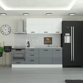 225 cm Mutfak Dolabı  MDF Kapak Tezgah Dahil YRKN225 98 thumbnail 1