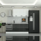 215 cm Mutfak Dolabı  MDF Kapak Tezgah Dahil YRKN215 99 thumbnail 1