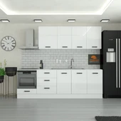 255 cm Mutfak Dolabı  MDF Kapak Tezgah Dahil YRKN255 97 thumbnail 1