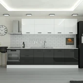 300 cm Mutfak Dolabı  MDF Kapak Tezgah Dahil YRKN305 99 thumbnail 1