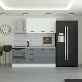 200 cm Mutfak Dolabı  MDF Kapak Tezgah Dahil YRKN200 98 thumbnail 1