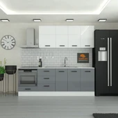 235 cm Mutfak Dolabı  MDF Kapak Tezgah Dahil YRKN235 98 thumbnail 1