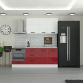 215 cm Mutfak Dolabı  MDF Kapak Tezgah Dahil YRKN215 101 thumbnail 1