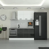 190 cm Mutfak Dolabı  MDF Kapak Tezgah Dahil YRKN190 99 thumbnail 1