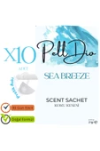 Pelldio 10'lu Sea Breeze Ayakkabılık Dolap Ve Çekmece Parfümlü Kese Kokusu Oda Koku Kesesi thumbnail 1