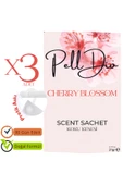 Pelldio 3'lü Cherry Blossom Ayakkabılık Dolap Ve Çekmece Parfümlü Kese Kokusu Oda Koku Kesesi thumbnail 2