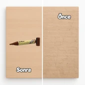 Mobilya Rötuş Kalemi Ahşap Masa Sehpa Dolap Kalemi Parke Çizik Giderici Çatlak Kapatıcı Kayın Renk thumbnail 3