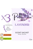 Pelldio 3'lü Lavender Ayakkabılık Dolap Ve Çekmece Parfümlü Kese Kokusu Oda Koku Kesesi thumbnail 1