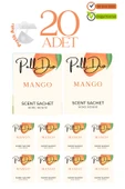 Pelldio 20'li Mango Ayakkabılık Dolap Ve Çekmece Parfümlü Kese Kokusu Oda Koku Kesesi thumbnail 1
