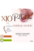 Pelldio 10'lu Sandal Wood Ayakkabılık Dolap Ve Çekmece Parfümlü Kese Kokusu Oda Koku Kesesi thumbnail 1