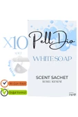 Pelldio 10'lu White Soap Ayakkabılık Dolap Ve Çekmece Parfümlü Kese Kokusu Oda Koku Kesesi thumbnail 1