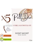 Pelldio 5'li Vanilla Ayakkabılık Dolap Ve Çekmece Parfümlü Kese Kokusu Oda Koku Kesesi thumbnail 2