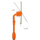 AMS NET® Masa Üstü Tablet ve Telefon Tutucu Plastik Aparat Turuncu Telefon Standı thumbnail 5