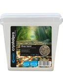 CrystalPro River Sand 12 kg  3-5 mm Natural Tüm Akvaryumlar için Doğal Dere Kumu thumbnail 1
