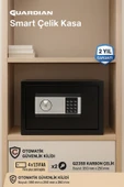 Guardian Dijital Güvenlik Kasası - Q235B Karbon Çelik Gövde (350x250x250 mm) | Şifreli + Anahtarlı thumbnail 3