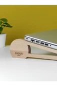 Fagus Wood Girift Ahşap Laptop Standı thumbnail 4