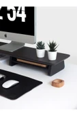 Fagus Wood Bilgisayar Yükseltici, Monitör Standı, Ahşap Ekran Yükseltici (CEVİZ) thumbnail 2