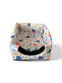 PetyMall Üç Fonksiyonlu Kedi Yatağı - Desenli Beyaz thumbnail 2