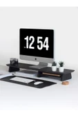 Fagus Wood Bilgisayar Yükseltici, Monitör Standı, Ahşap Ekran Yükseltici (CEVİZ) thumbnail 1