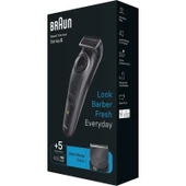 Braun Series 5 BT5420 Sakal Düzeltici - Ultra Keskin Bıçak, Siyah Renk, 40 Uzunluk Ayarı, Suya Dayanıklı Tasarım thumbnail 8