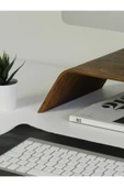 Fagus Wood Doğal Ahşap Bilgisayar Monitörü Yükseltici Stant Ve Ekran Yükseltici thumbnail 5