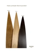 Fagus Wood ''Hedra Lambader, İskandinav Tarzı Ahşap Lambader, Dekoratif Yer Lambası, Modern Salon Aydınlatma'' thumbnail 5