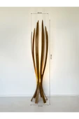 Fagus Wood ''Hedra Lambader, İskandinav Tarzı Ahşap Lambader, Dekoratif Yer Lambası, Modern Salon Aydınlatma'' thumbnail 3