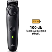 Braun Series 5 BT5420 Sakal Düzeltici - Ultra Keskin Bıçak, Siyah Renk, 40 Uzunluk Ayarı, Suya Dayanıklı Tasarım thumbnail 5