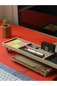 Fagus Wood Masaüstü Düzenleyici Kalemlik Organizer Ahşap Telefon Standı Tutucu thumbnail 5