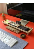 Fagus Wood Masaüstü Düzenleyici Kalemlik Organizer Ahşap Telefon Standı Tutucu thumbnail 1