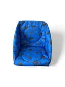 PetyMall Üç Fonksiyonlu Kedi Yatağı - Mavi thumbnail 3