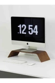 Fagus Wood Doğal Ahşap Bilgisayar Monitörü Yükseltici Stant Ve Ekran Yükseltici thumbnail 1