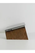 Fagus Wood Doğal Ağaç Laptop Masa Standı Ve Yükseltici Notebook Tutucu thumbnail 3