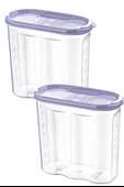 2 Kapaklı Ölçekli Erzak Kuru Gıda Saklama Kutusu Kabı - 1,7 Litre - SA935 thumbnail 9