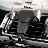 AMS NET®  Araç İçi Klima Izgarasına Takılabilen Plastik Oto Telefon Tutucu Gravity thumbnail 3